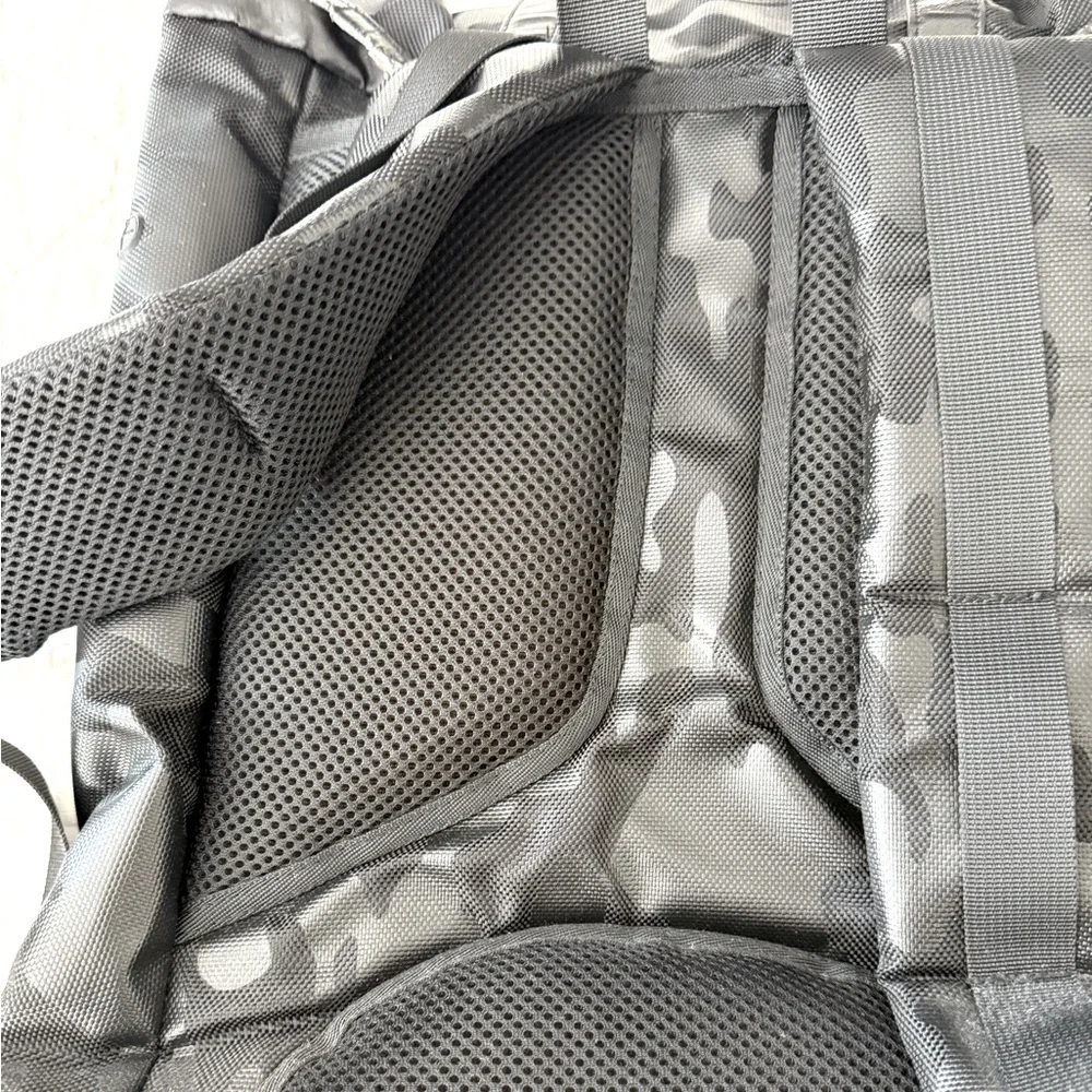 Steve Madden Black Durable Canvas Backpack with Adjustable Straps